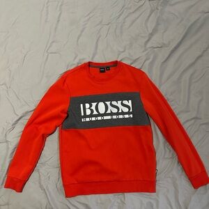 Hugo Boss Men's Red Sweater